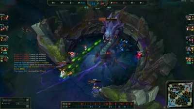 A normal baron play in low Plat soloQ