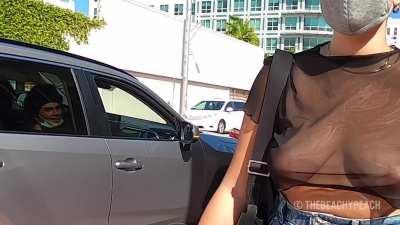 I think he liked my top..