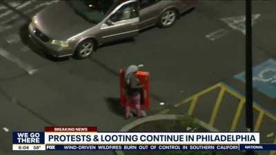 National guard deployed to Philadelphia + local news coverage of looted walmart