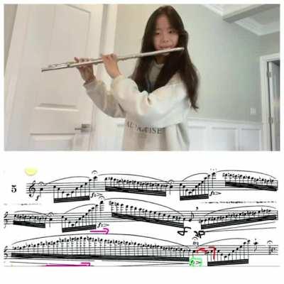Paganini Caprice No.5 Flute Version! Tried my best to learn this as a side exercise for 4 days, it’s a little sacrilegious but I enjoyed the challenge! Violinists what do you think 🎶