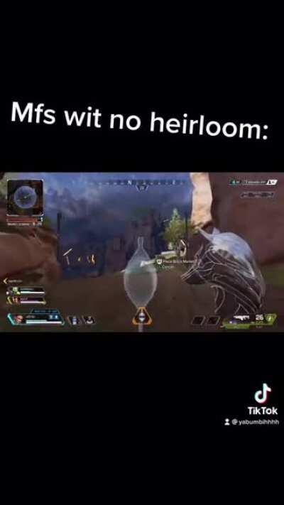 Lmaoo been playing for mad long and still don’t got a heirloom😞