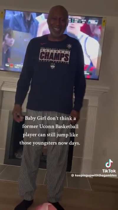 He thinks he can still jump like he used to