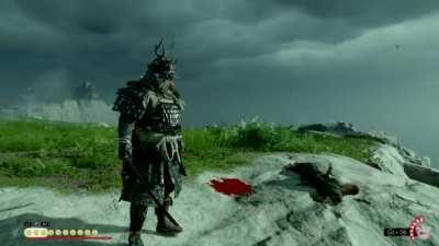 Dude records best ever kill on Ghost of Tsushima