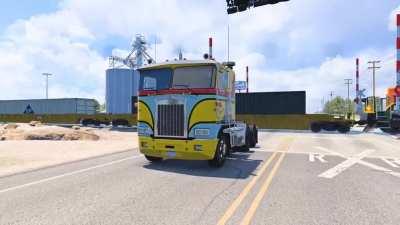 Payback for holding up traffic : )