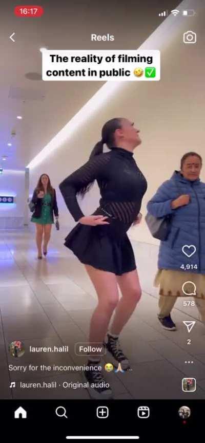 This is HER hallway how dare you use that to walk
