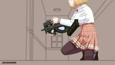 Amelia Watson x Gunslinger Girl wip