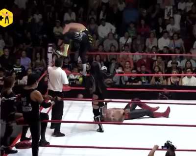 Quick foot on the face