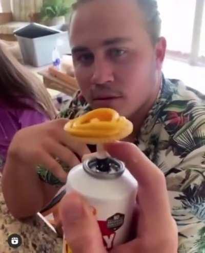 Almost made me forget the horrid flavor of this crap.