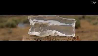 Inside view if a .357 Magnums bullet wound