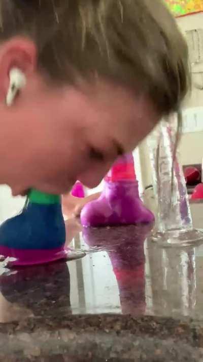 I love getting my practice in