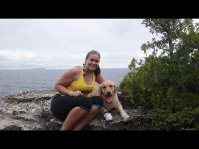 Lost my golden but I made a video to remember her by ❤️❤️