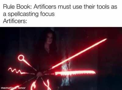 Pulls out the spanner and gently whispers: Fireball