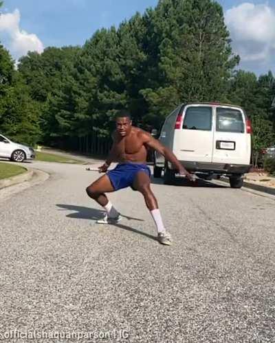 He studied the blade