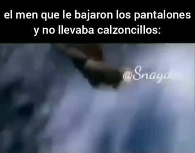 Y asi descubrí para que sirven los calzoncillos 👍