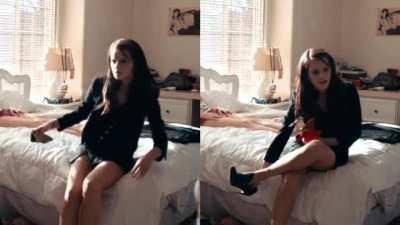 Her legs are a sight to behold.