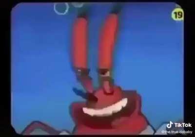 monsieur krab having fun with mister squidwar