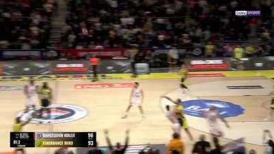 Papayannis's miracle shot to tie the game. We won 105-110 in ot.