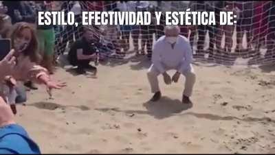 Atajando penales : The Virgin Alverso vs The Chad Milei