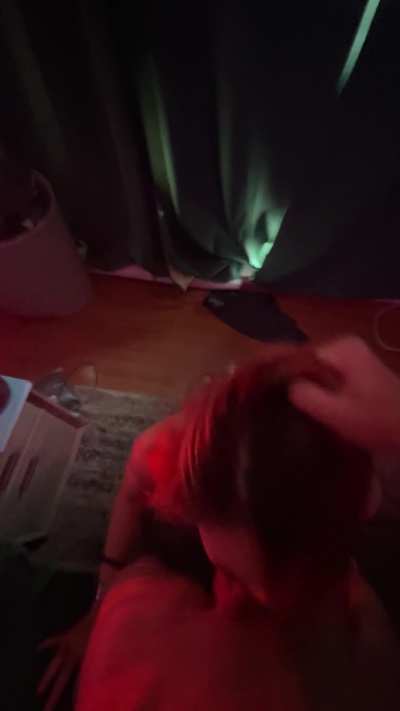 Making her boyfriend ask me to give her a facial