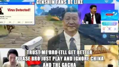 Came for anime grils, left as xi jinping