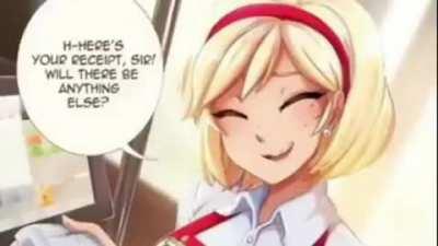 Here's you receipt sir