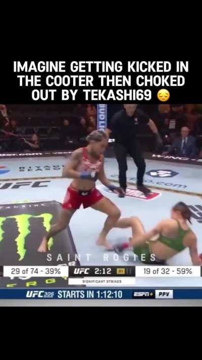 This is not a complete video post BUT there are probably two groin shots in the recent UFC women's fight: Yazmin Jauregui vs Ketlen Souza. If Anybody has ESPN, please upload it.