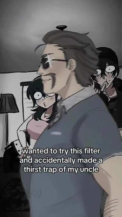 Byleth twins featuring Uncle Alois in the 2000s (Sushii Rushii)