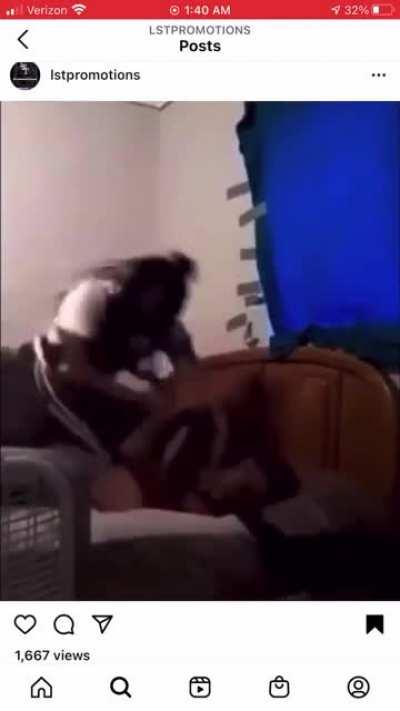 Beat with pan while sleeping (Cheating Gone Wrong)