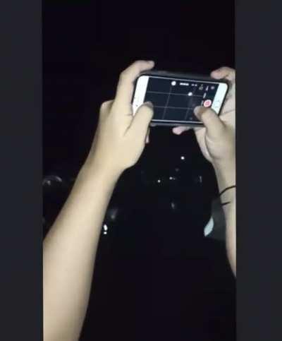 Lunar eclipse with the lads