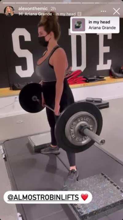 Slo-mo gym tits, just because