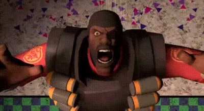 What the disguised agent sees after being suspicious for 0.5 seconds 