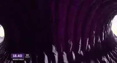 pomeranian goes crazy in pup olympics