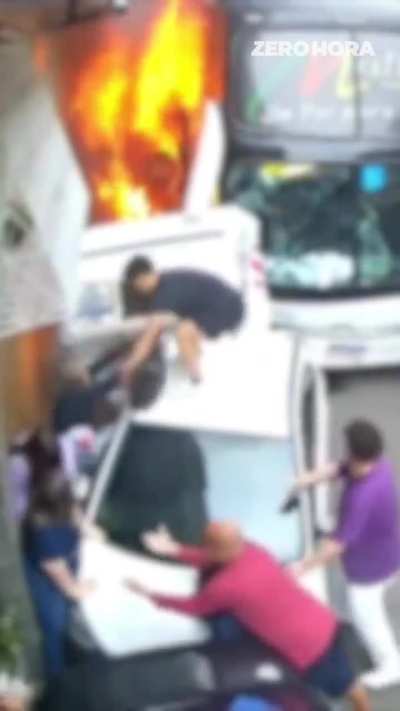 Another angle from the bus crash