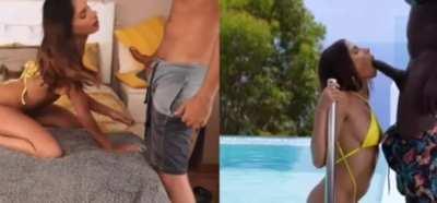 With her husband, then to a BBC