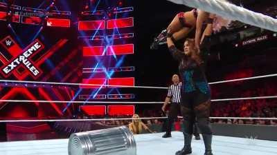 Alexa fireman carried then pressed by Nia