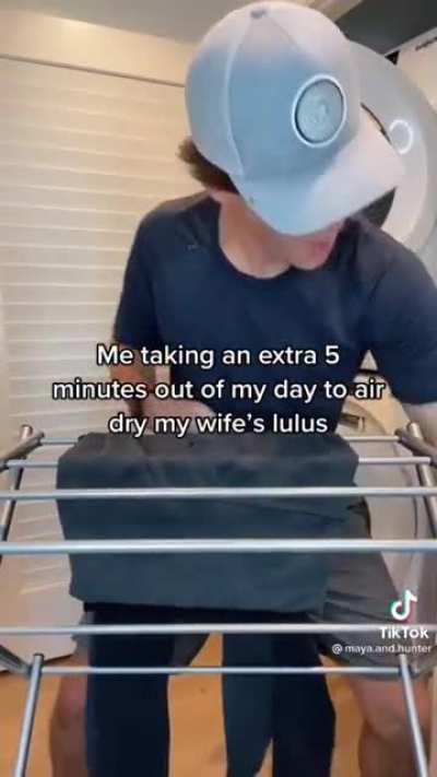 Not my Tik Tok, but where can we all find a man like this 😅