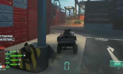 drifted a missle through my window and out the other end