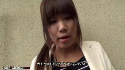 Japanese Girl Showing Her Hairy Pussy And Sucking Dick Outdoors On Apartment Stairs