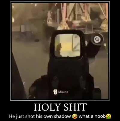 Lmao 🤣 he shoot shadow 🙄🙄 what an epic noob moment 🤮💩