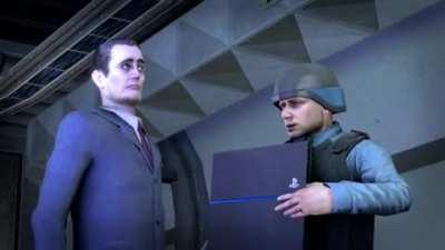 Benrey interrupts Gman