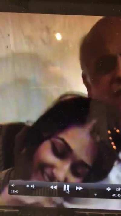 Video of 16-year old Jiah Khan with Mahesh Bhatt, posted by her sister. Same Mahesh Bhatt whom Alia keeps on promoting as ideal human. Horror is these same Bollywood gatekeepers who hide exploitation of newcomer females by their families/friend circle are