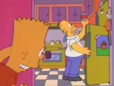 Note: Bart Simpson died on the way back to his home planet