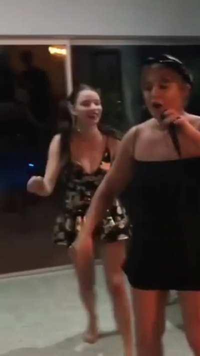 Anya Taylor Joy enjoying a dance.