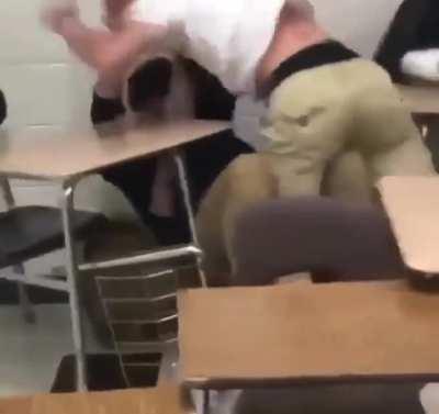 Damn what did those desks to to them 😭