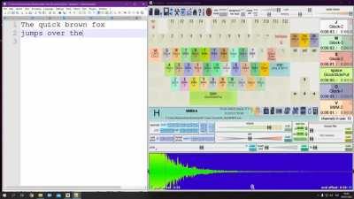 I recorded my blue switch sounds and put it on my membrane keyboard, inspired by Glarses video.