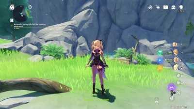 Menacing pillar woman