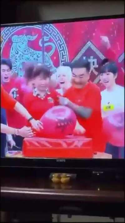 When you need help because the thing is beating you