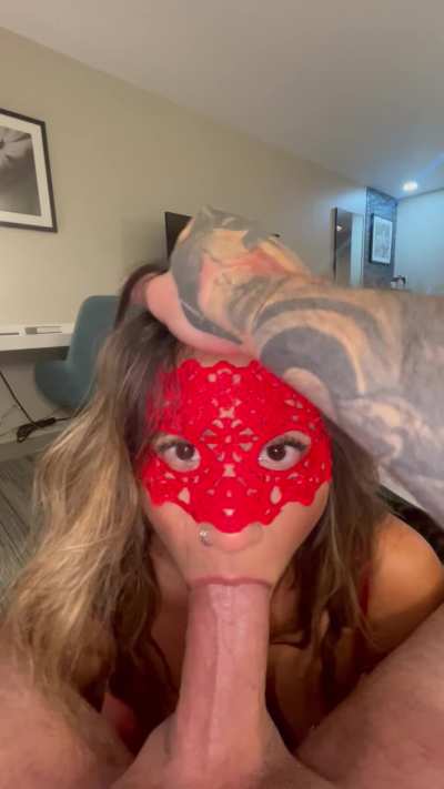 There’s something sexy about a Hotwife only able to make it halfway down her bulls cock before it gags her completely