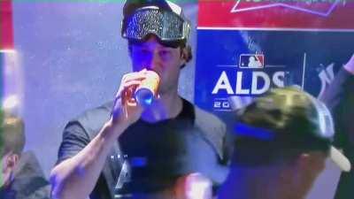 [Highlight] Gerrit Cole is partying like there’s no tomorrow