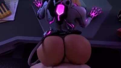 Thicc Ass Sombra Fucked Anally Doggy-Style [w/ sound] (Arhoangel)